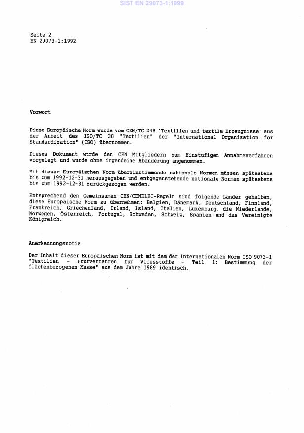 EN 29073-1:1992 EN 29073-1:1999 (DE) - Page 4 preview