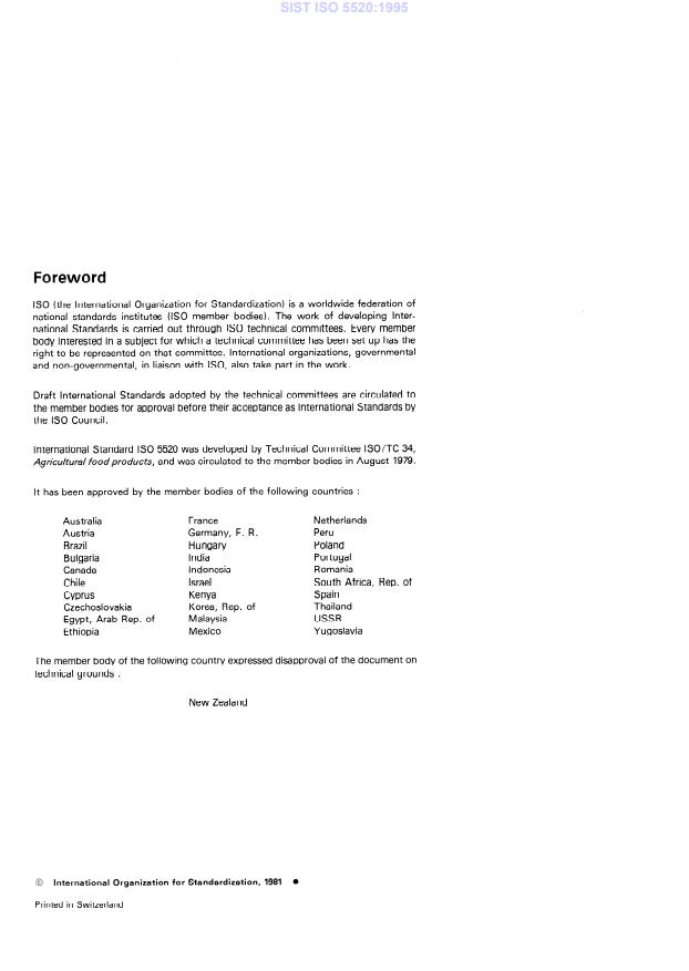 SIST ISO 5520:1995 SIST ISO 5520:1995 - Page 4 preview