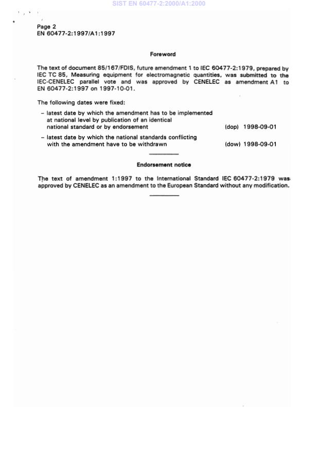 EN 60477-2:1997/A1:1997 EN 60477-2:2000/A1:2000 - Page 4 preview