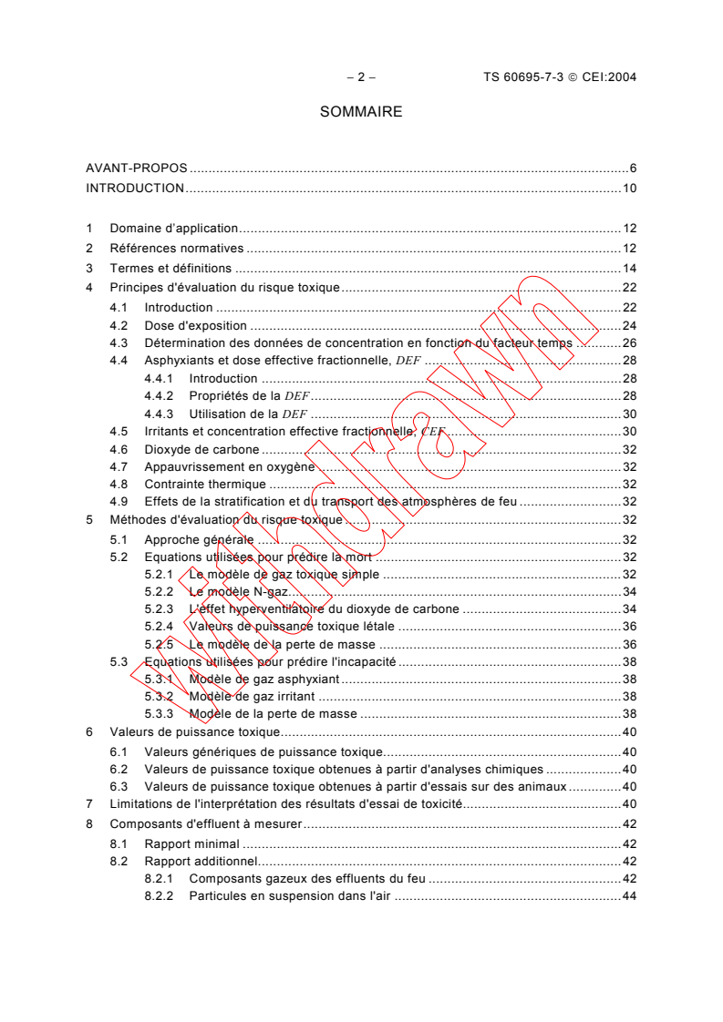 IEC TS 60695-7-3:2004 IEC TS 60695-7-3:2004 - Fire hazard testing - Part 7-3: Toxicity of fire effluent - Use and interpretation of test results
Released:2/11/2004
Isbn:2831874181 - Page 4 preview