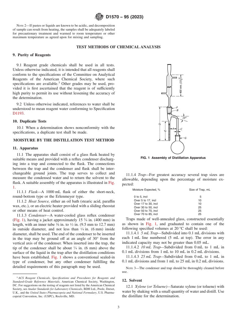 ASTM D1570-95(2023) - Standard Test Methods for  Sampling and Chemical Analysis of Fatty Alkyl Sulfates