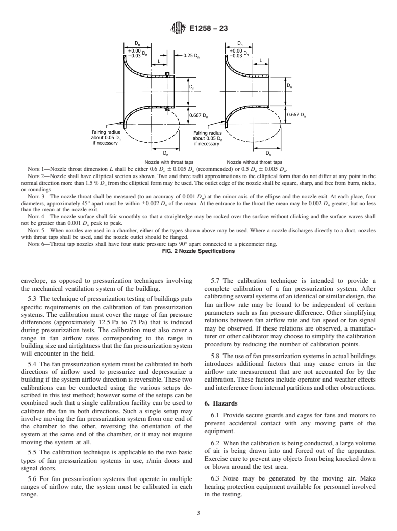 ASTM E1258-23 - Standard Test Method for Airflow Calibration of Fan Pressurization Devices