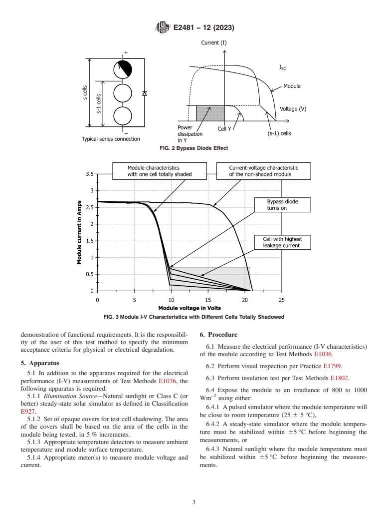 ASTM E2481-12(2023) - Standard Test Method for  Hot Spot Protection Testing of Photovoltaic Modules