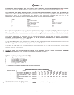 ASTM D6835-23 REDLINE ASTM D6835-23 - Standard Classification System for Thermoplastic Elastomer-Ether-Ester Molding and Extrusion Materials (TEEE) - Page 3 preview