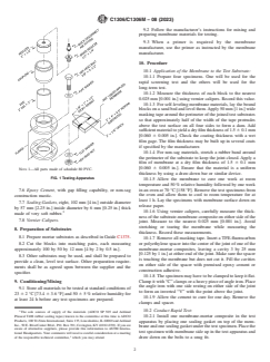 ASTM C1306/C1306M-08(2023) ASTM C1306/C1306M-08(2023) - Standard Test Method for Hydrostatic Pressure Resistance of a Liquid-Applied Waterproofing Membrane - Page 2 preview