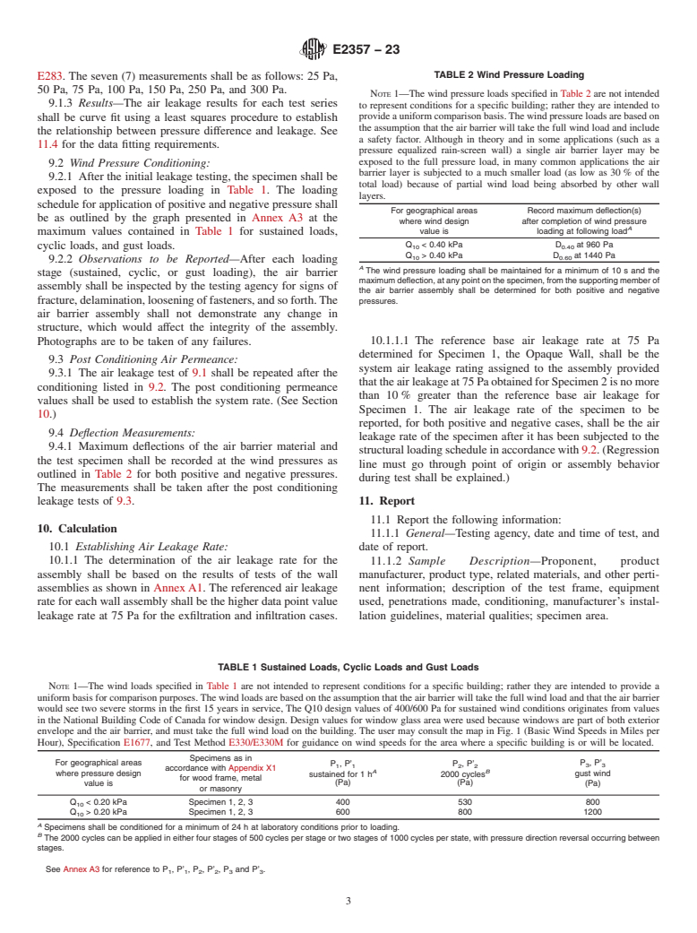 ASTM E2357-23 - Standard Test Method for Determining Air Leakage Rate of Air Barrier Assemblies