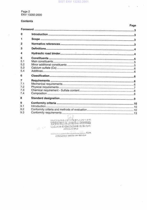 ENV 13282:2000 ENV 13282:2001 - Page 4 preview