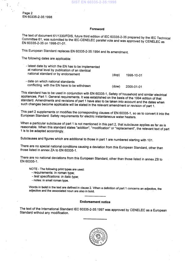 EN 60335-2-35:1998 EN 60335-2-35:1998 - Page 4 preview