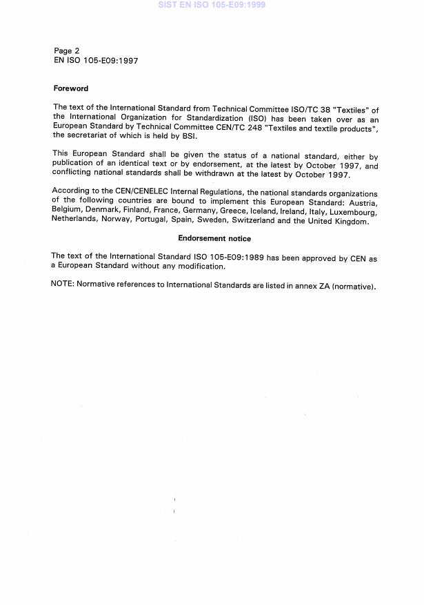 EN ISO 105-E09:1997 EN ISO 105-E09:1999 - Page 4 preview