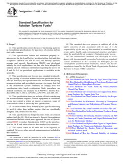 ASTM D1655-23a - Standard Specification for Aviation Turbine Fuels