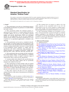 ASTM D1655-23a - Standard Specification for Aviation Turbine Fuels