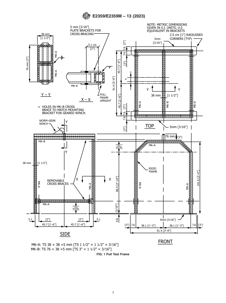 ASTM E2359/E2359M-13(2023) - Standard Test Method for Field Pull Testing of an In-Place Exterior Insulation and Finish  System Clad Wall Assembly