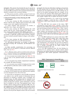 ASTM F2503-23e1 - Standard Practice for Marking Medical Devices and Other Items for Safety in the Magnetic  Resonance Environment