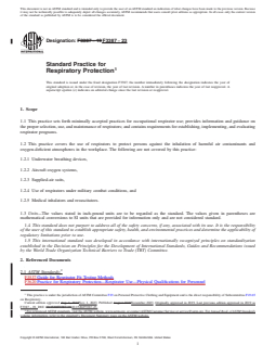 REDLINE ASTM F3387-23 - Standard Practice for Respiratory Protection