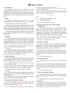 ASTM D6040-18(2023) ASTM D6040-18(2023) - Standard Guide to Standard Test Methods for Unsintered Polytetrafluoroethylene (PTFE) Extruded Film or Tape - Page 2 preview