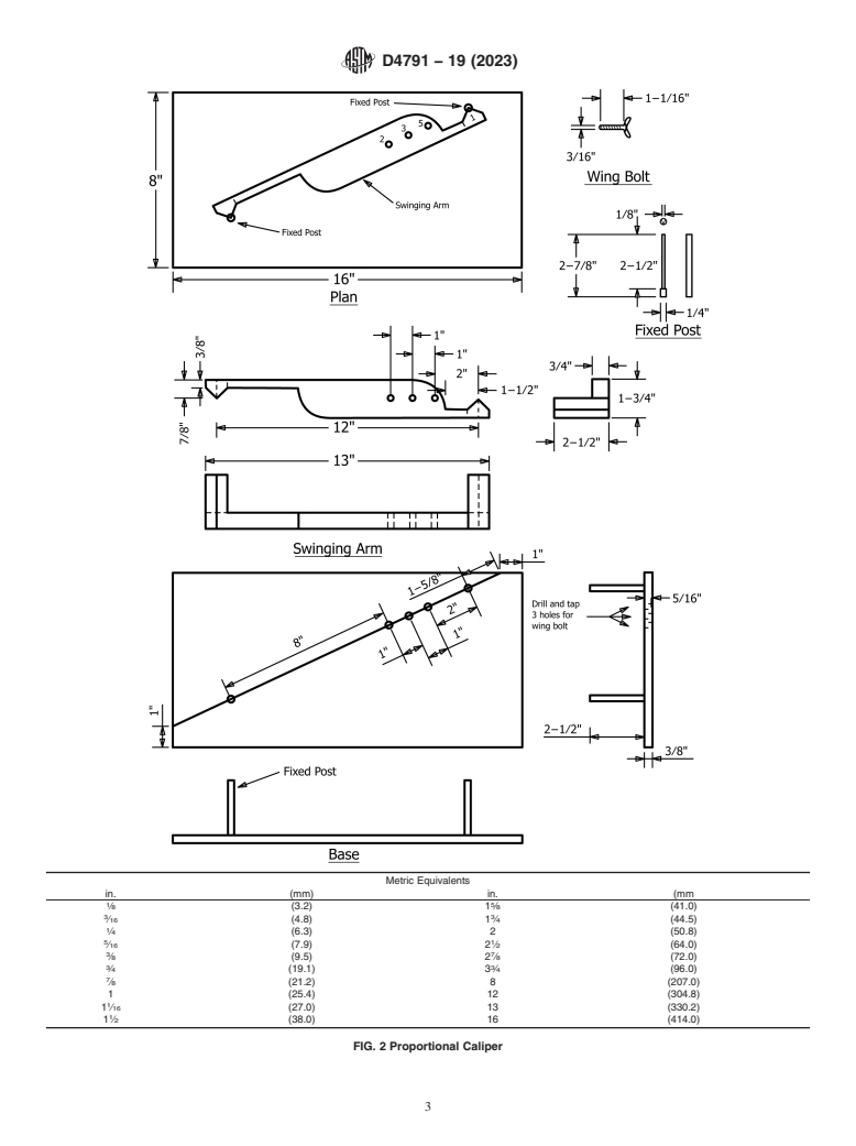 ASTM D4791-19(2023) - Standard Test Method for Flat Particles, Elongated Particles, or Flat and Elongated  Particles in Coarse Aggregate