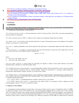 ASTM D7754-23 REDLINE ASTM D7754-23 - Standard Test Method for Determination of Trace Oxygenates in Automotive Spark-Ignition Engine Fuel by Multidimensional Gas Chromatography - Page 2 preview