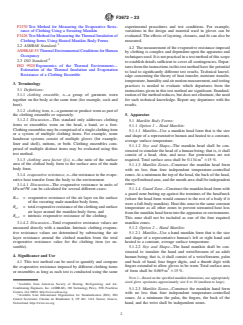 ASTM F3672-23 ASTM F3672-23 - Standard Test Method for Measuring the Evaporative Resistance of Clothing Items Using Heated Manikin Body Forms - Page 2 preview
