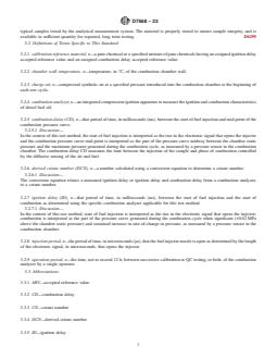 REDLINE ASTM D7668-23 - Standard Test Method for Determination of Derived Cetane Number (DCN) of Diesel Fuel  Oils—Ignition Delay and Combustion Delay Using a Constant Volume  Combustion Chamber Method