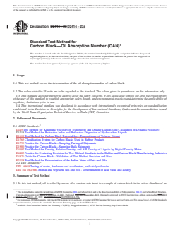 REDLINE ASTM D2414-23a - Standard Test Method for Carbon Black—Oil Absorption Number (OAN)