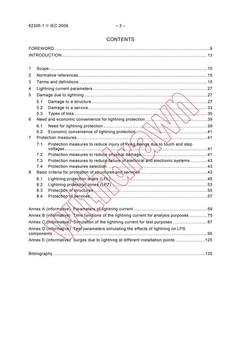 IEC 62305-1:2006 IEC 62305-1:2006 - Protection against lightning - Part 1: General principles
Released:1/17/2006 - Page 4 preview