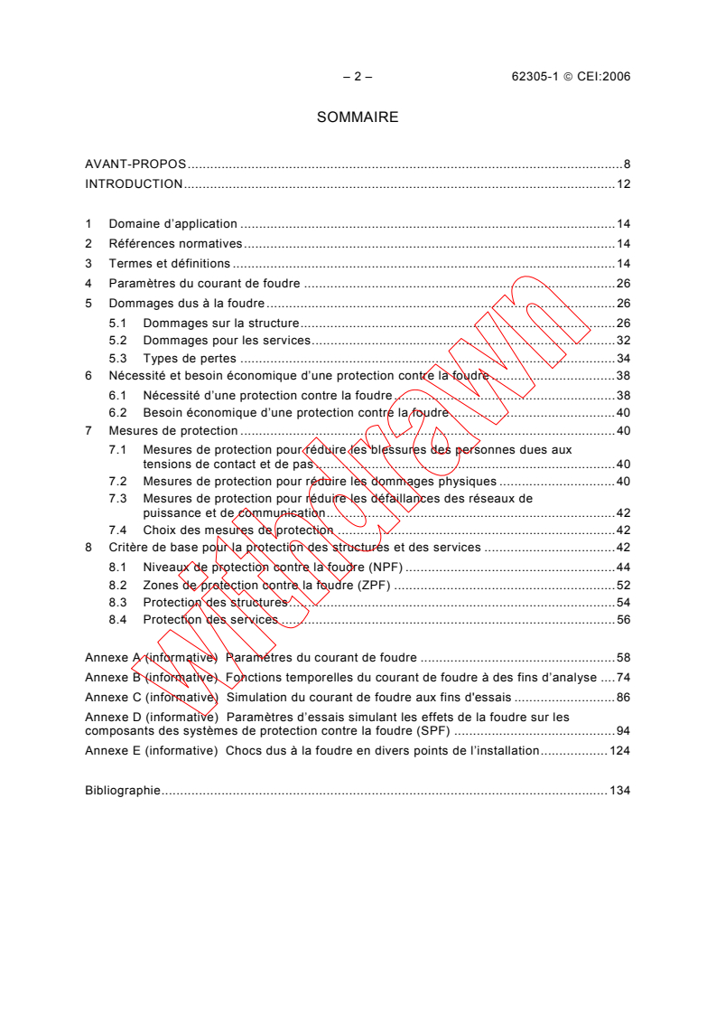 IEC 62305-1:2006 IEC 62305-1:2006 - Protection contre la foudre - Partie 1: Principes généraux
Released:1/17/2006 - Page 4 preview