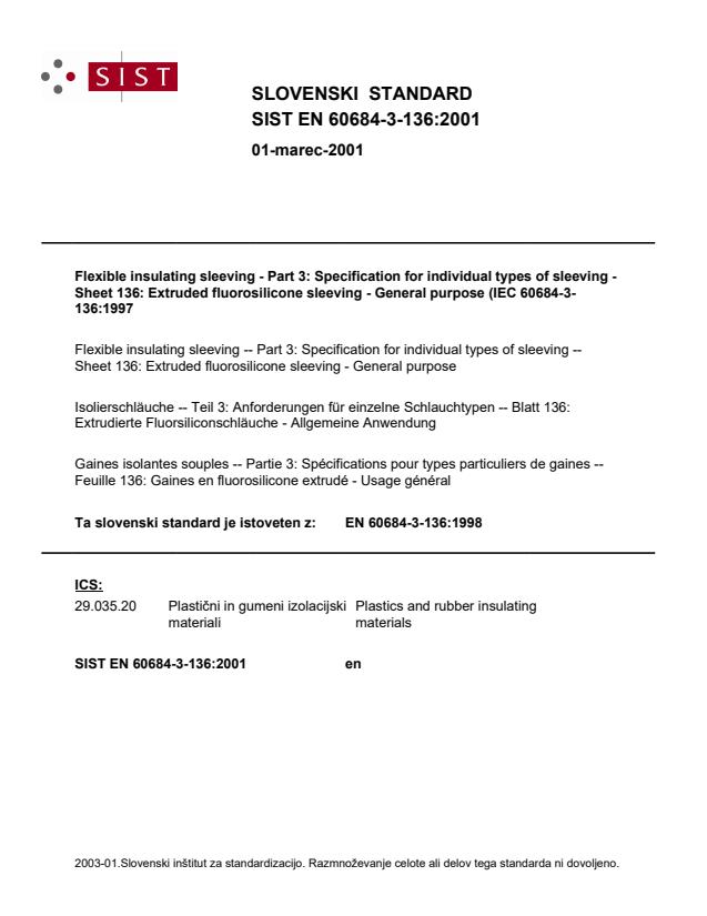 EN 60684-3-136:2001