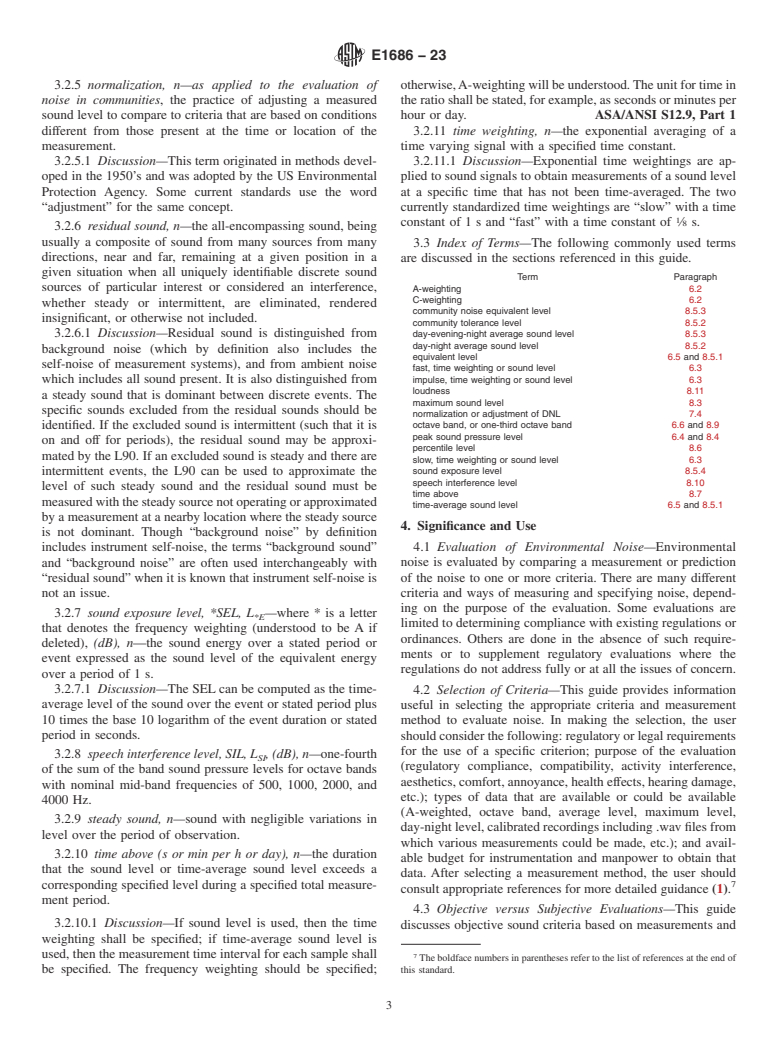 ASTM E1686-23 - Standard Guide for  Applying Environmental Noise Measurement Methods and Criteria