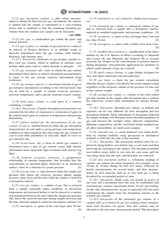 ASTM D7569/D7569M-10(2023) - Standard Practice for  Determination of Gas Content of Coal—Direct Desorption  Method