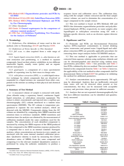 ASTM D8543-23 ASTM D8543-23 - Standard Test Method for Determination of Pesticides and Polychlorinated Biphenyls (PCBs) in Aqueous Solution by a Tandem Gas Chromatography/Mass Spectrometry/Mass Spectrometry (GC/MS/MS) - Page 2 preview