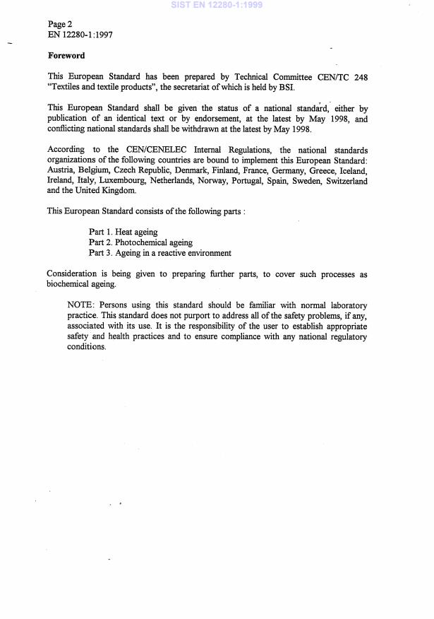 EN 12280-1:1997 EN 12280-1:1999 - Page 4 preview