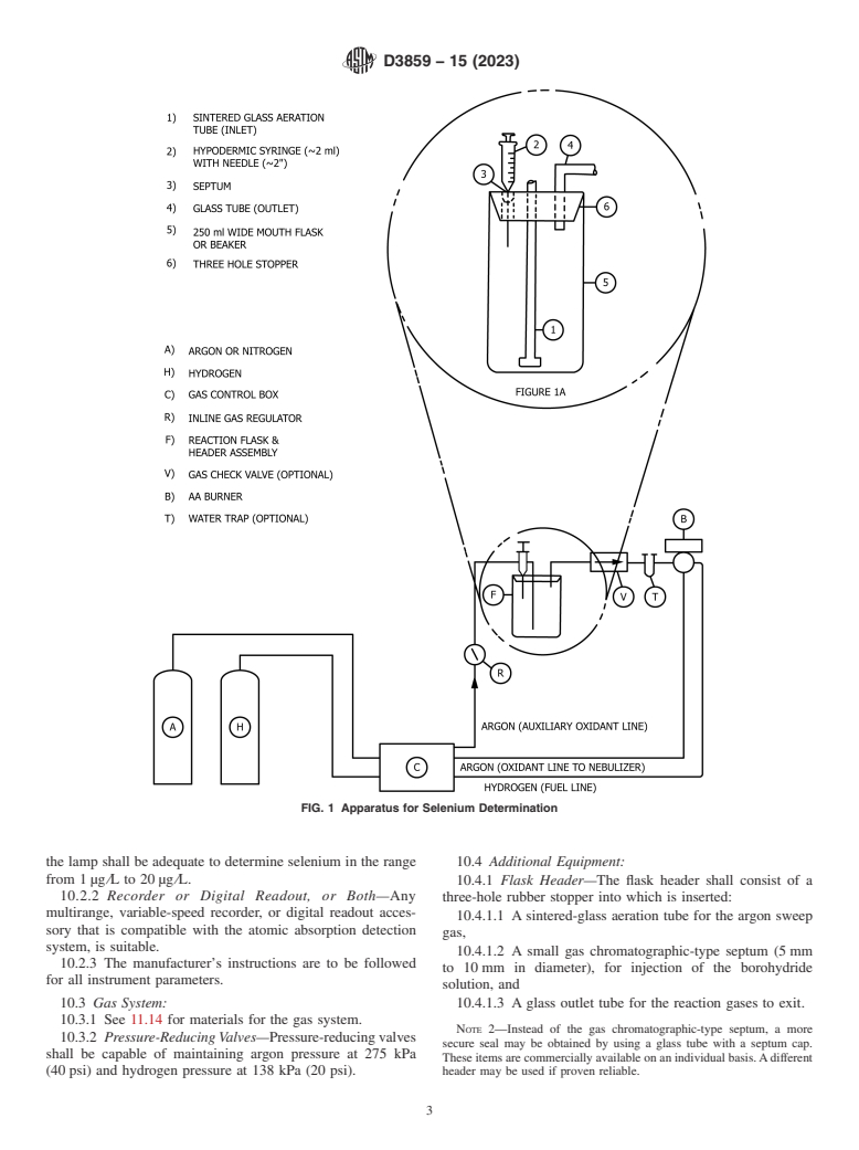 ASTM D3859-15(2023) - Standard Test Methods for  Selenium in Water