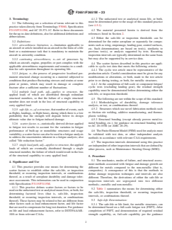 ASTM F3651/F3651M-23 ASTM F3651/F3651M-23 - Standard Practice for Determining Safe-Life, Inspection Threshold and Recurring Inspection Intervals - Page 2 preview