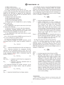 ASTM F3651/F3651M-23 ASTM F3651/F3651M-23 - Standard Practice for Determining Safe-Life, Inspection Threshold and Recurring Inspection Intervals - Page 4 preview