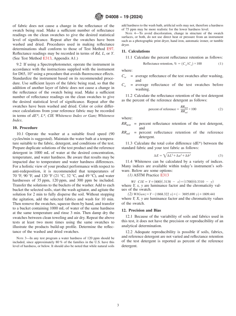 ASTM D4008-19(2024) - Standard Guide for  Measuring Anti-Soil Deposition Properties of Laundry Detergents