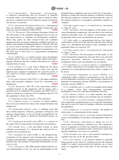 ASTM E3242-23 - Standard Guide for Developing Representative Background Concentrations at Sediment  Sites—Data Evaluation and Development Methodologies