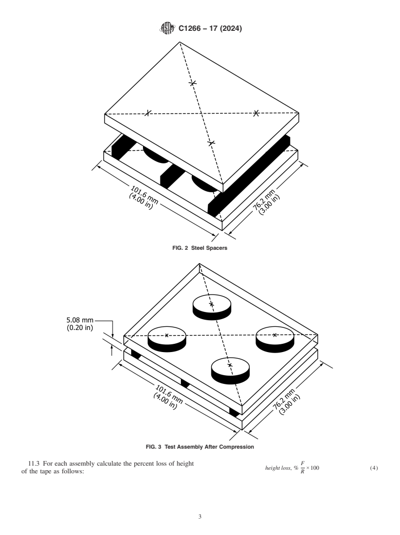 ASTM C1266-17(2024) - Standard Test Method for  Flow Characteristics of Preformed Tape Sealants