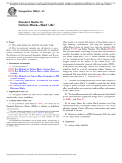 ASTM D8043-23 - Standard Guide for Carbon Black—Shelf Life