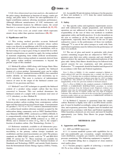 ASTM D6866-24 - Standard Test Methods for Determining the Biobased Content of Solid, Liquid, and Gaseous  Samples Using Radiocarbon Analysis - Page 4 preview
