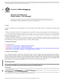 ASTM D3265-24 REDLINE ASTM D3265-24 - Standard Test Method for Carbon Black—Tint Strength