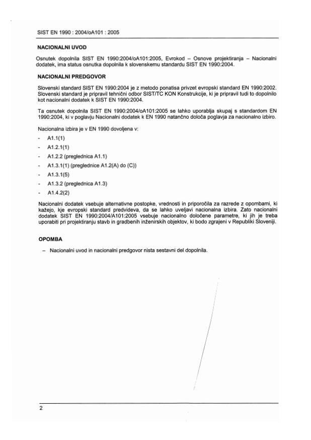 EN 1990:2004/oA101:2005