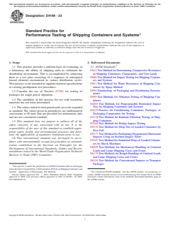 ASTM D4169-23 - Standard Practice for Performance Testing of Shipping Containers and Systems