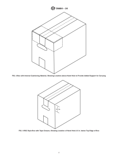 ASTM D6804-24 - Standard Guide for  Hand Hole Design in Corrugated Boxes - Page 4 preview