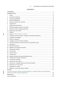 IEC 60335-2-101:2024 CMV - Household and similar electrical appliances - Safety - Part 2-101: Particular requirements for vaporizers
Released:30. 10. 2024
Isbn:9782832239384 - Page 4 preview