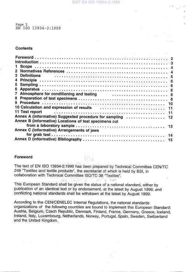 EN ISO 13934-2:1999 EN ISO 13934-2:1999 - Page 4 preview