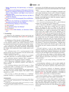 ASTM D8401-24 ASTM D8401-24 - Standard Test Method for Identification of Polymer Type and Quantity of Microplastic Particles and Fibers in Waters with High to Low Suspended Solids Using Pyrolysis-Gas Chromatography/Mass Spectrometry - Page 2 preview