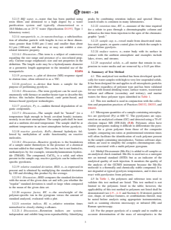ASTM D8401-24 ASTM D8401-24 - Standard Test Method for Identification of Polymer Type and Quantity of Microplastic Particles and Fibers in Waters with High to Low Suspended Solids Using Pyrolysis-Gas Chromatography/Mass Spectrometry - Page 3 preview
