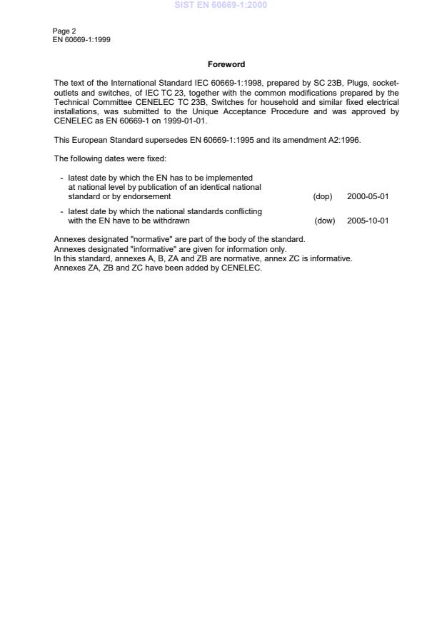 EN 60669-1:1999 EN 60669-1:2000 - Page 4 preview