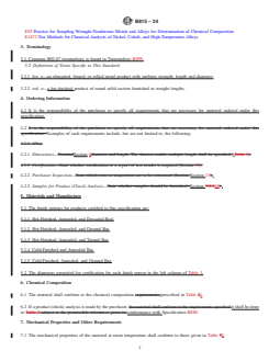 ASTM B815-24 REDLINE ASTM B815-24 - Standard Specification for Cobalt-Chromium-Nickel-Molybdenum-Tungsten Alloy<brk/> Bar or Rod - Page 2 preview