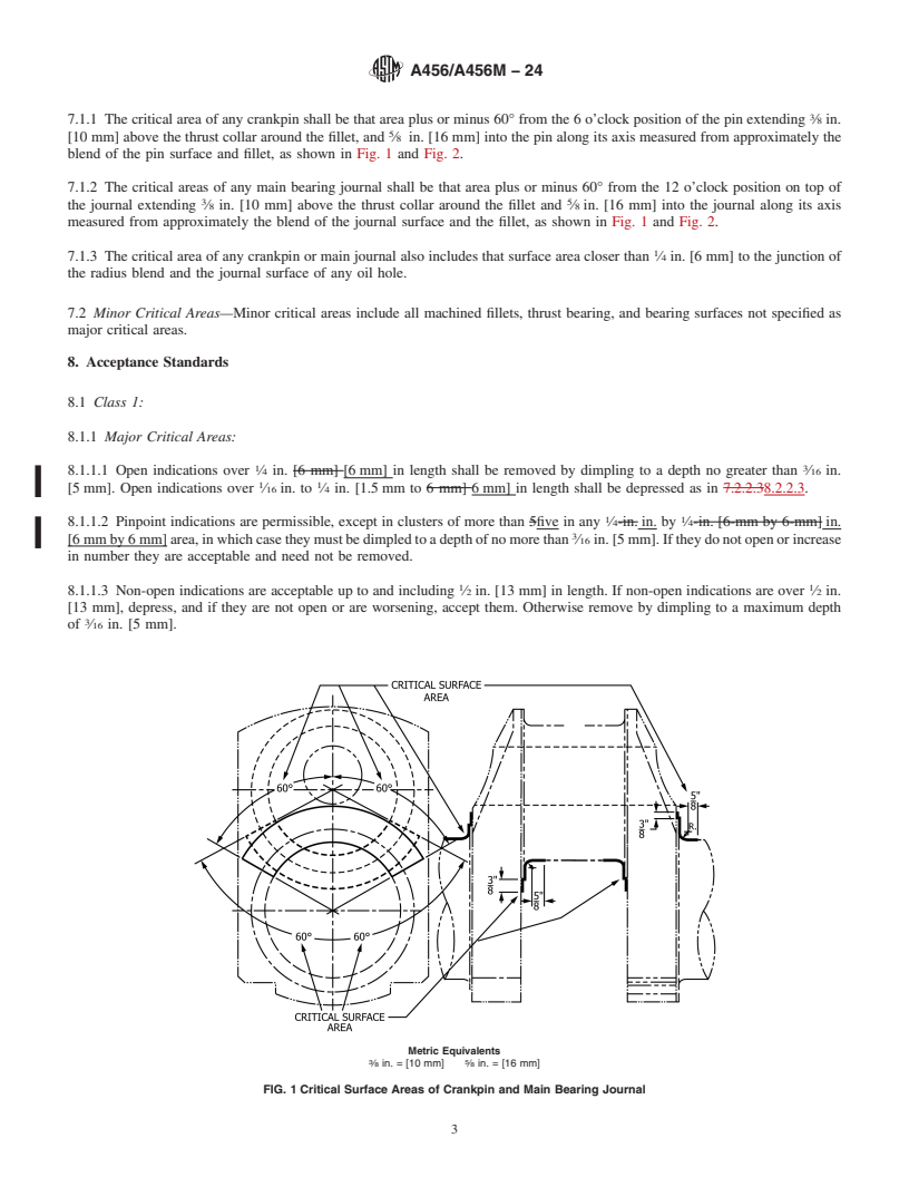 REDLINE ASTM A456/A456M-24 - Standard Specification for Magnetic Particle Examination of Large Crankshaft<brk/> Forgings